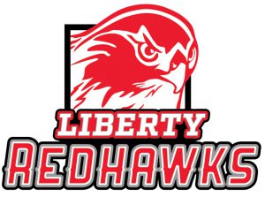 Liberty Redhawk badge logo